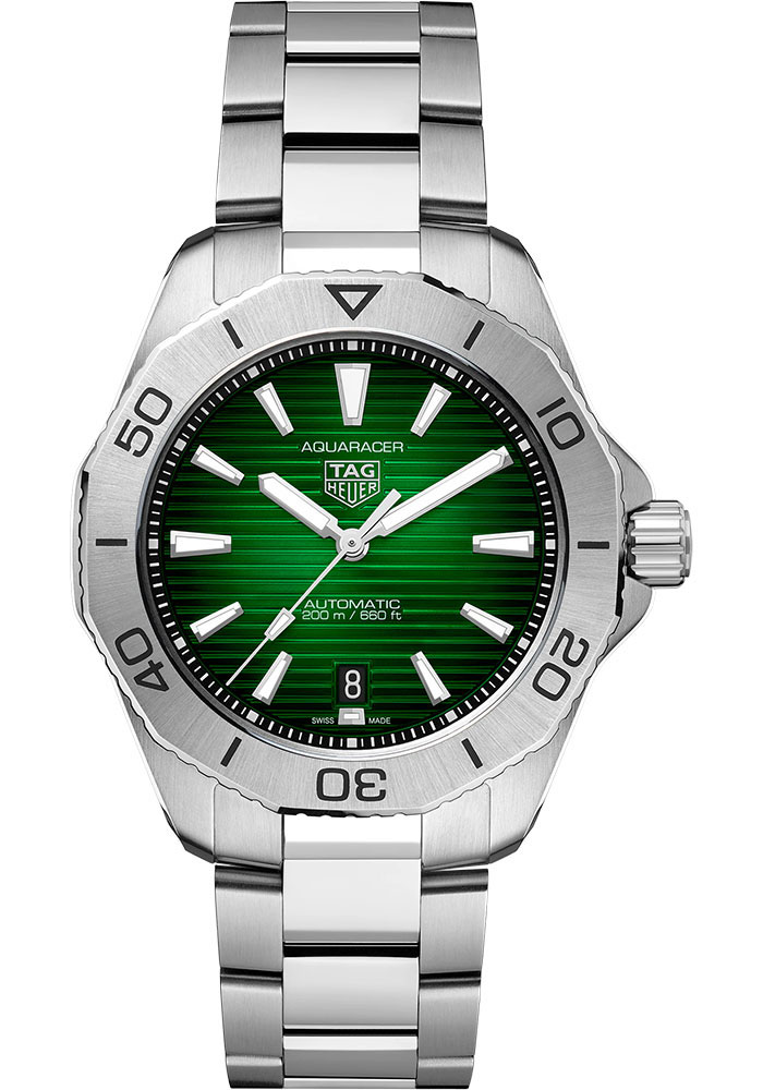 Tag Heuer Watches - Aquaracer Professional 200 Automatic 40 mm - Steel - Bracelet - Style No: WBP2115.BA0627