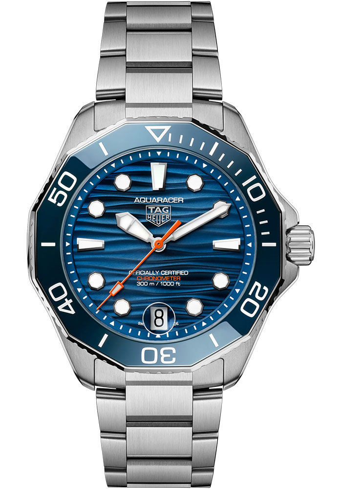 Tag Heuer Watches - Aquaracer Professional 300 Automatic 42 mm - Steel - Bracelet - Style No: WBP5111.BA0013