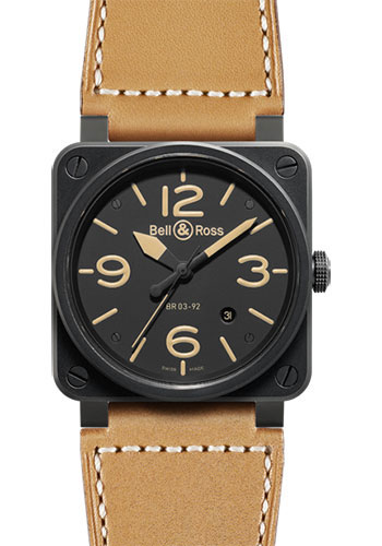Bell & Ross Watches - BR 03-92 Automatic Heritage - Style No: BR0392-HERITAGE-CE