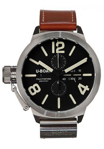 U-Boat Classico 45 Stainless Steel Chrongraph Watches From SwissLuxury